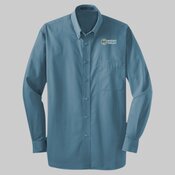 *613* Tonal Pattern Easy Care Shirt, Port Aut